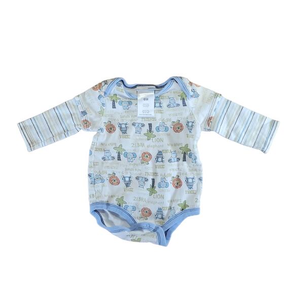 Lot of 5 Baby Boy Clothes 6 Months Carter's and Vitamins Rompers, Hoodie, Pants - Picture 2 of 16